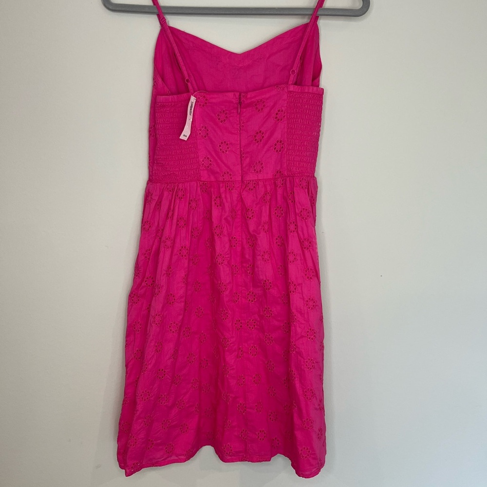 NWT Pink Sleeveless Eyelet Old Navy Summer Dress Medium - Picture 4 of 4